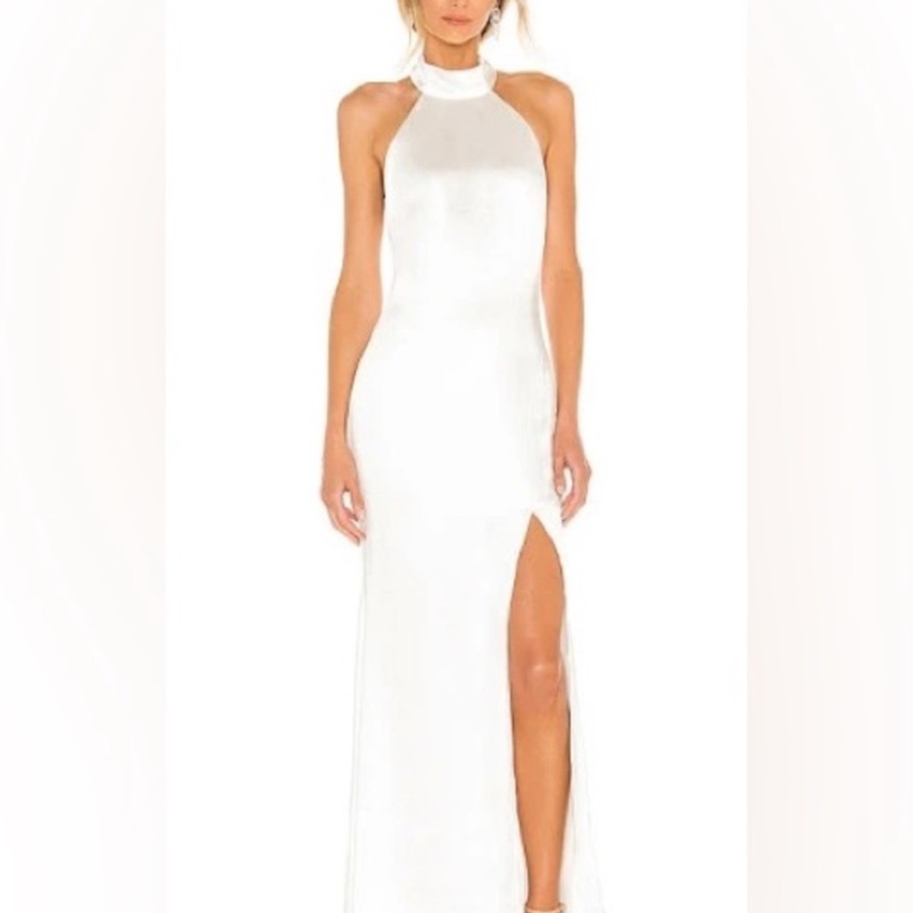 ELLIATT X REVOLVE White Halter Eleanor Dress